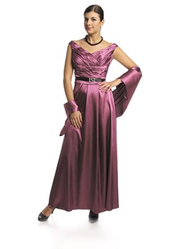 Suknia FSU733 AMARANT CIEMNY ze sklepu fokus.pl w kategorii Sukienki - zdjęcie 57691522