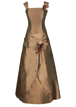 Sukienka FSU059 MIEDZIANO ZIELONY ze sklepu fokus.pl w kategorii Sukienki - zdjęcie 57693232