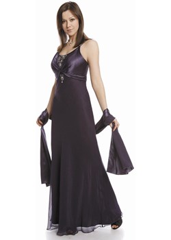 Suknia FSU715 ŚLIWKOWY CIEMNY ze sklepu fokus.pl w kategorii Sukienki - zdjęcie 57693980