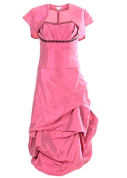 Sukienka FSU134 AMARANTOWY ŚREDNI ze sklepu fokus.pl w kategorii Sukienki - zdjęcie 57695652