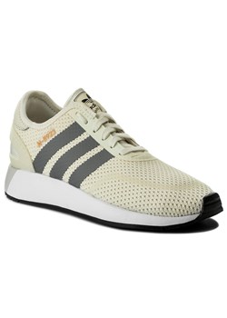 Buty sportowe damskie Adidas bez wzorów z tworzywa sztucznego płaskie 