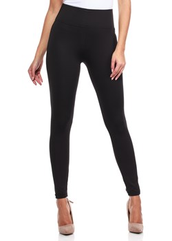 Dopasowane legginsy antycellulitowe plus size - czarne ze sklepu Cudmoda w kategorii Spodnie damskie - zdjęcie 59005804