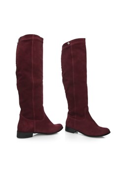 Kozaki damskie Arturo Vicci bez wzorów casualowe na płaskiej podeszwie skórzane 