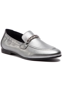 Tommy Hilfiger lordsy na obcasie srebrne 