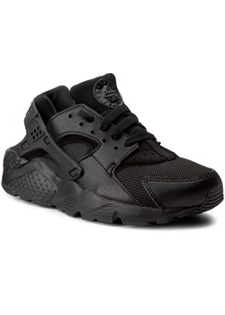 Sneakersy Nike Huarache Run (GS) 654275 016 Czarny ze sklepu eobuwie.pl w kategorii Buty sportowe dziecięce - zdjęcie 61051363