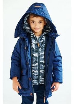 Kurtka chłopięca we wzór moro 