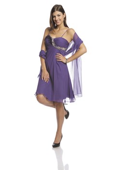 Suknia FSU723 PURPUROWY ze sklepu fokus.pl w kategorii Sukienki - zdjęcie 61584704