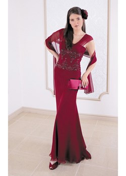 Suknia FSU716 BORDOWY ze sklepu fokus.pl w kategorii Sukienki - zdjęcie 61584732