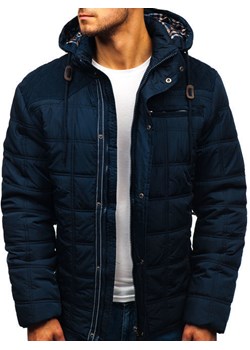 Granatowa kurtka męska Denley na zimę 