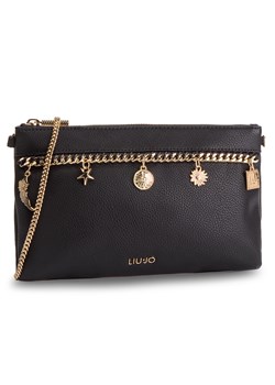 Kopertówka brązowa Liu•jo elegancka niemieszcząca a4 z breloczkiem 