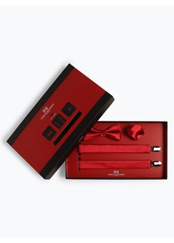 Finshley & Harding London Zestaw akcesoriów dla mężczyzn Mężczyźni czerwony jednolity ze sklepu vangraaf w kategorii Szelki - zdjęcie 62359051