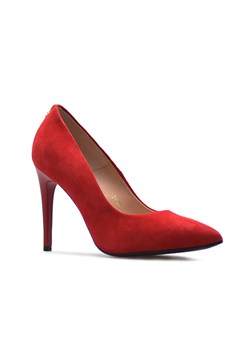 Czółenka Sala 7066/28 Czerwone zamsz ze sklepu Arturo-obuwie w kategorii Czółenka - zdjęcie 62533420