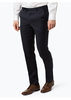 BOSS - Męskie spodnie od garnituru modułowego – Lenon1, niebieski ze sklepu vangraaf w kategorii Spodnie męskie - zdjęcie 62916124