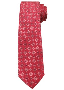 Czerwony Elegancki Krawat -Angelo di Monti- 6 cm, Męski, Wzór Geometryczny KRADM1490 ze sklepu JegoSzafa.pl w kategorii Krawaty - zdjęcie 63117751