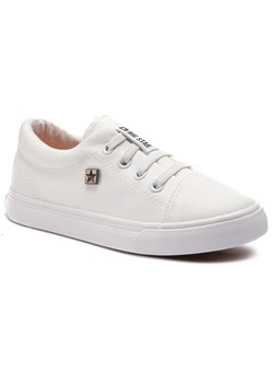 Trampki dziecięce Big Star bez wzorów białe sznurowane 