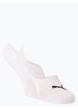 Puma Skarpety pakowane po 2 szt. Kobiety Bawełna biały jednolity ze sklepu vangraaf w kategorii Skarpetki damskie - zdjęcie 63827022