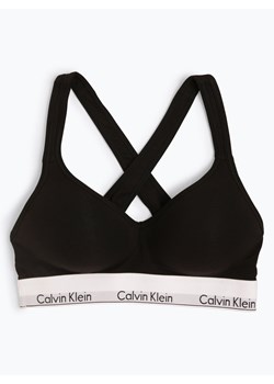 Calvin Klein Gorset damski Kobiety Dżersej czarny jednolity ze sklepu vangraaf w kategorii Biustonosze - zdjęcie 63946211