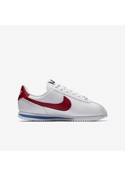 Buty sportowe damskie Nike cortez białe płaskie sznurowane 