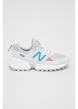 Buty sportowe damskie New Balance casualowe zamszowe na płaskiej podeszwie wiązane bez wzorów 
