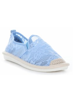 Ażurowe Espadryle Damskie firmy Ideal Shoes Niebieskie (kolory) ze sklepu PaniTorbalska w kategorii Espadryle damskie - zdjęcie 64682260