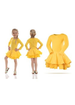Sukienka Zjawiskowa tiulowa dla księżniczki żółty