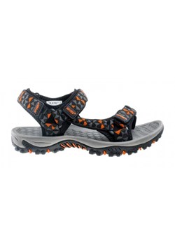 Sandały męskie wielokolorowe Hi-Tec na rzepy z gumy 