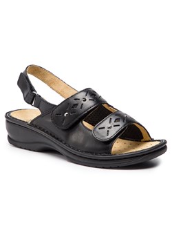 Sandały damskie Scholl bez wzorów z niskim obcasem z tworzywa sztucznego z klamrą 