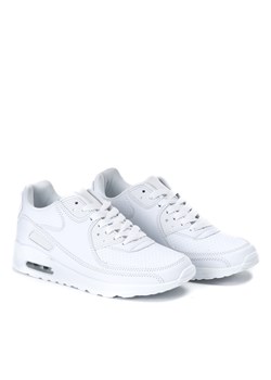 Buty sportowe damskie białe Royalfashion.pl ze skóry 