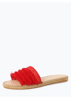 Espadryle damskie czerwone Marc Cain Bags & Shoes bez zapięcia płaskie 