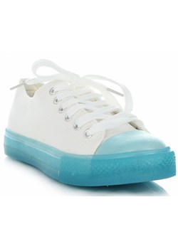 Trampki damskie Marquiz bez wzorów młodzieżowe na płaskiej podeszwie z tkaniny wiązane 