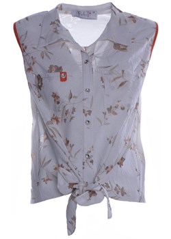 Bluzka FBZ618 EKRI + POMARAŃCZOWY ze sklepu fokus.pl w kategorii Koszule damskie - zdjęcie 65773753