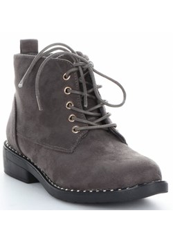Workery damskie Sergio Todzi na obcasie sznurowane casual jesienne 