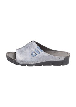 Klapki damskie Daszyński na płaskiej podeszwie gładkie bez zapięcia casualowe 