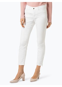 MAC Spodnie Kobiety Jeansy biały jednolity ze sklepu vangraaf w kategorii Jeansy damskie - zdjęcie 66428524