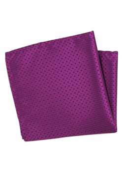 Fioletowa Elegancka Męska Poszetka -ALTIES- w Drobne Figury Geometryczne POSZALTTANIA0363 ze sklepu JegoSzafa.pl w kategorii Poszetki i butonierki - zdjęcie 66577460