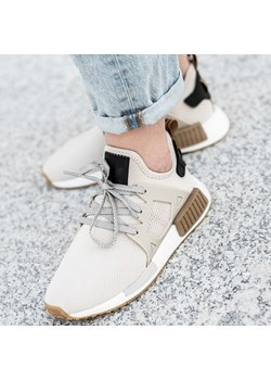 Buty sportowe damskie Adidas nmd wiosenne bez wzorów sznurowane 