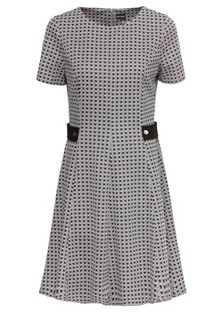 Sukienka szara Bonprix trapezowa z jerseyu mini 