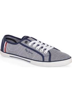 Niebieskie trampki męskie pepe jeans, wiosna 2020 w Domodi Niebieskie trampki męskie pepe jeans, wiosna 2020 w Domodi