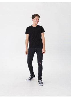 Jeansy męskie House czarne casualowe 