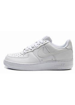 Buty sportowe męskie Nike air force białe z gumy 