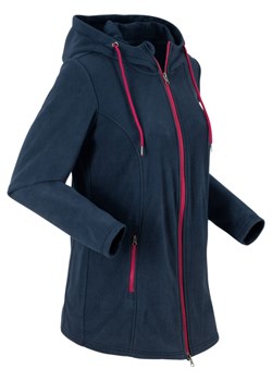 Niebieska kurtka sportowa Bonprix bez wzorów 