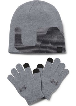 Czapka dziecięca szara Under Armour z dzianiny 