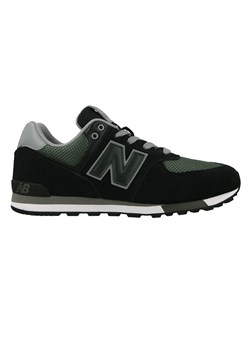 Buty sportowe damskie New Balance new 575 czarne płaskie sznurowane gładkie 