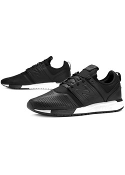 Buty sportowe męskie granatowe New Balance wiązane z gumy 