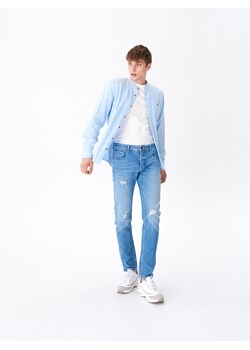 Koszula męska House z długimi rękawami ze stójką casual 