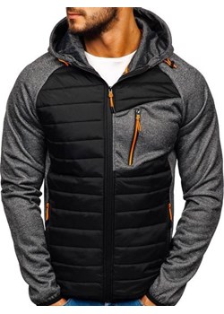 Kurtka męska Denley szara z poliestru 