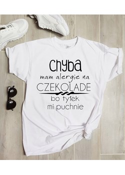 koszulka z napisem ze sklepu Time For Fashion w kategorii Bluzki damskie - zdjęcie 73204940