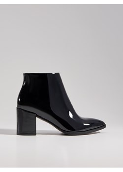 Botki Mohito eleganckie jesienne z zamkiem bez wzorów 