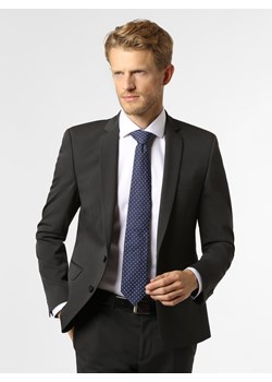 Finshley & Harding Męska marynarka od garnituru modułowego Mężczyźni Slim Fit antracytowy jednolity ze sklepu vangraaf w kategorii Marynarki męskie - zdjęcie 73422180