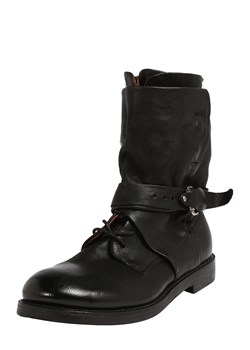 Buty zimowe męskie A.S.98 militarne skórzane z zamkiem 